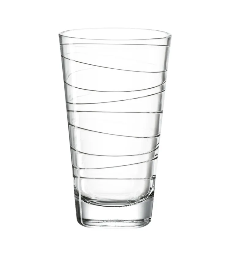 LEONARDO Longdrinkglas VARIO STRUTTURA 6er Set Klarglas