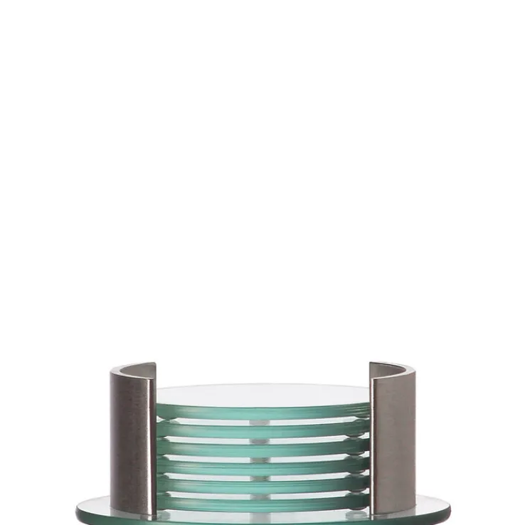 LEONARDO Untersetzer rund 7-teilig Ø 14 cm SPIRITS Glas