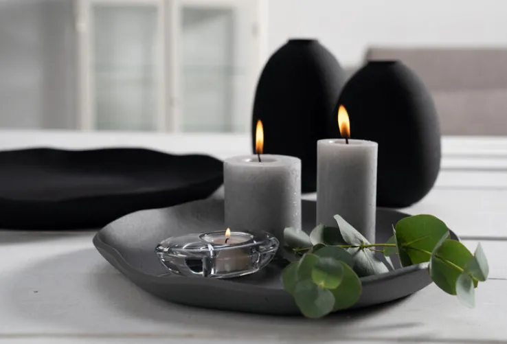 LEONARDO Vase 19 cm schwarz