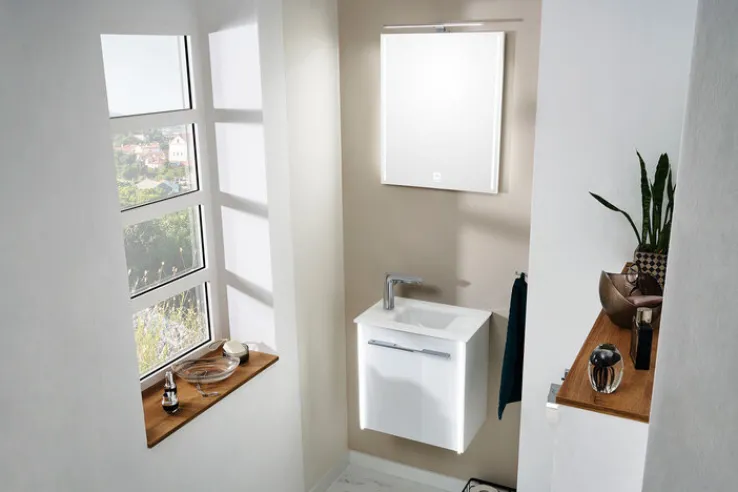 LEONARDO Waschplatz Schneeweiß/ Optiwhite