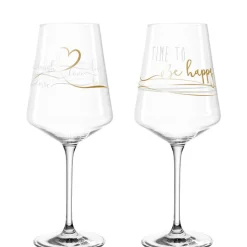 LEONARDO Weihnachten Weinglas PRESENTE HAPPY 2er Set