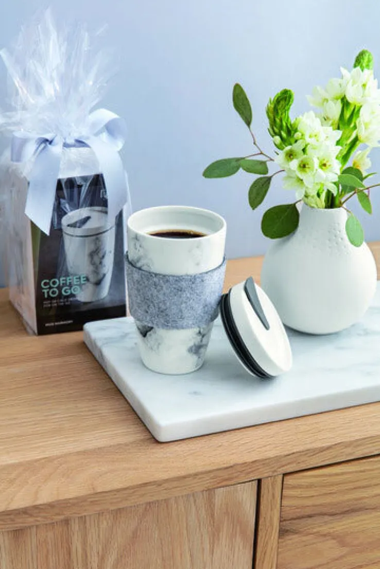 like. Becher COFFEE TO GO MARMORY 350 ml