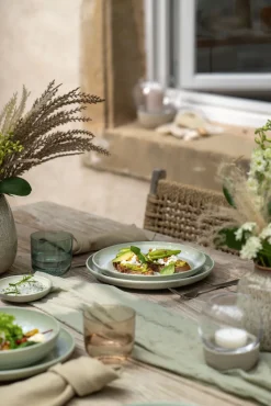 like. Speiseteller PERLEMOR ALGA grün