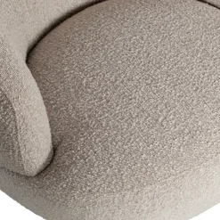 Loungesessel WOOLLY Bouclé naturel