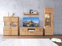 QUARTIER Lowboard CORTINA 157 x 55,8 cm Eiche braun