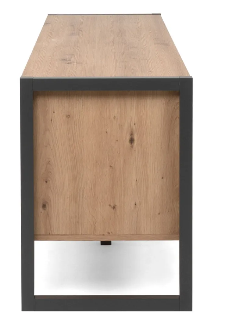 QUARTIER Lowboard DENVER 160 x 55 cm braun/ grau