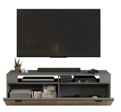 QUARTIER Lowboard FRENO Oak/ grau