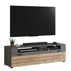 QUARTIER Lowboard FRENO Oak/ grau