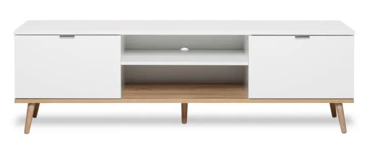 QUARTIER Lowboard GÖTEBORG 160 x 50 cm weiß