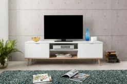 QUARTIER Lowboard GÖTEBORG 160 x 50 cm weiß