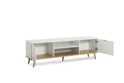 QUARTIER Lowboard GÖTEBORG 160 x 50 cm weiß