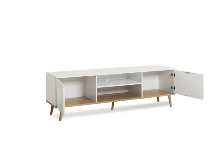 QUARTIER Lowboard GÖTEBORG 160 x 50 cm weiß