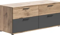 QUARTIER Lowboard MASON 130 x 53 cm braun/ grau