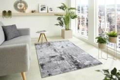 LUXOR living LUXOR-living Outdoorteppich LAGO 200 x 290 cm anthrazit/grau