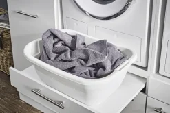 QUARTIER Maschinenschrank MR. SAUBER 68 x 162 cm weiß