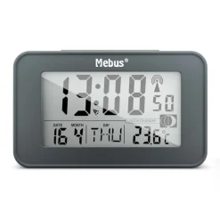 Mebus Funkwecker anthrazit