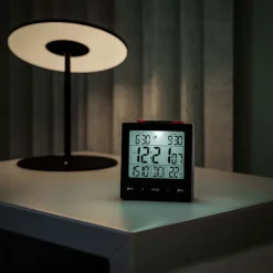 Mebus Funkwecker schwarz