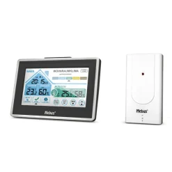 Mebus Funk-Wetterstation grau-schwarz