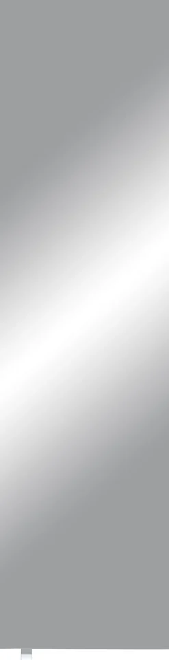 Mehrzweckschrank drehbar 50 x 195 cm Spiegelfront/weiß