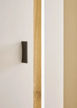 Mehrzweckschrank LONG ISLAND L weiß/ Eiche Wotan