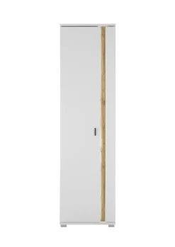 Mehrzweckschrank LONG ISLAND L weiß/ Eiche Wotan