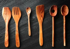 metaltex Pfannenwender OLIVO LINE 33,5 cm Olivenholz braun