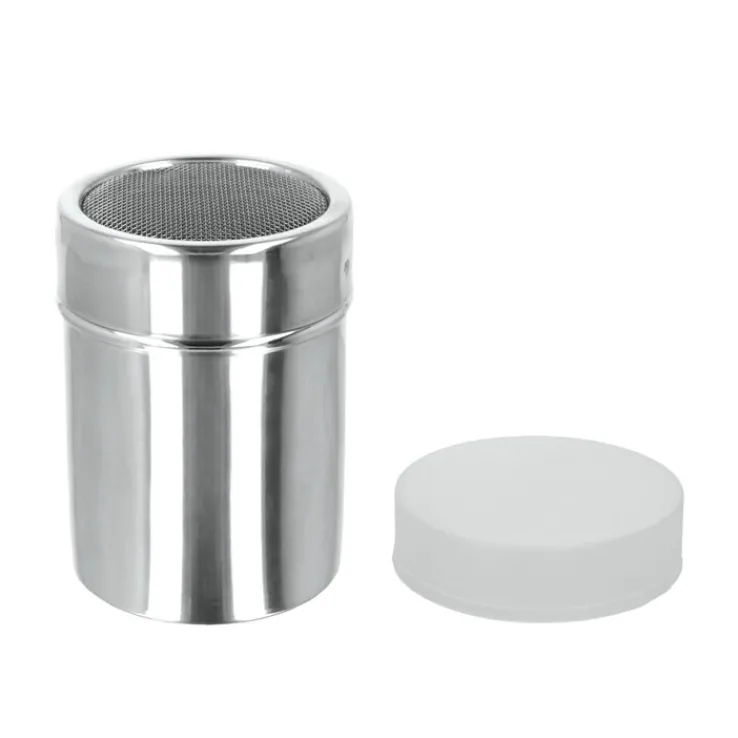 metaltex Puderzucker-u. Kakaodose silberfarbig