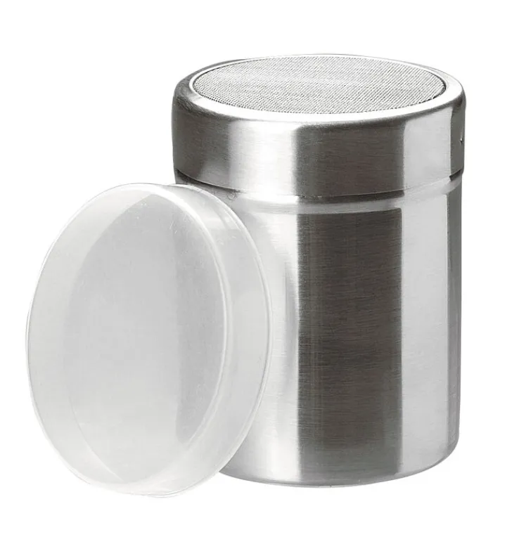 metaltex Puderzucker-u. Kakaodose silberfarbig