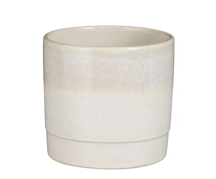 MICA DECORATIONS Übertopf OLOF 15 cm beige