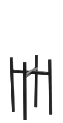 MICA DECORATIONS Blumentopfständer ASCOT 16 x 16 cm schwarz