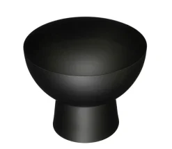 MICA DECORATIONS Schale VULCANO 20 cm schwarz