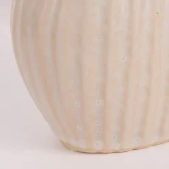MICA DECORATIONS Vase SAUL 21 cm creme