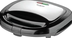 MICHELINO Sandwichmaker schwarz/ silberfarbig