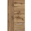 Midischrank DAVOS 30 x 130 cm mit Schubkästen Wotan Eiche
