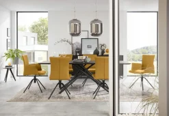 Musterring Armlehnstuhl HELMOND MOOVER gelb/ schwarz