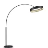 Musterring LED Bogenlampe MR LOOP schwarz-goldfarbig