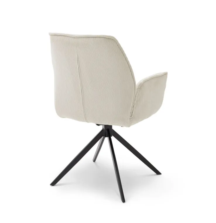 Musterring Stuhl mit Armlehnen TIAMA Cordbezug Rebel cream