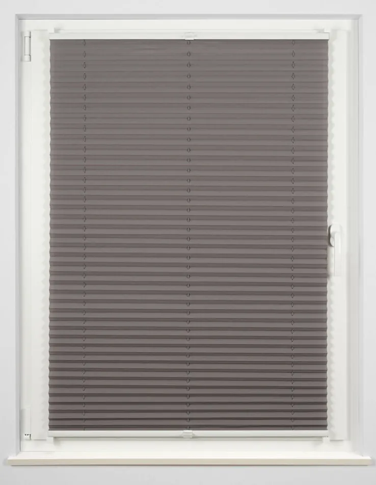 my deco Plissee 70 x 130 cm grau