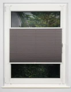 my deco Plissee 70 x 130 cm grau