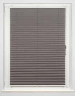 my deco Plissee 85 x 130 cm grau