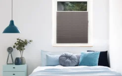 my deco Plissee 60 x 130 cm grau