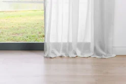 my deco Schlaufenvorhang PURE 135 x 300 cm weiss