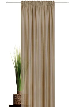 my deco Schlaufenvorhang DOT 135 x 300 cm sand