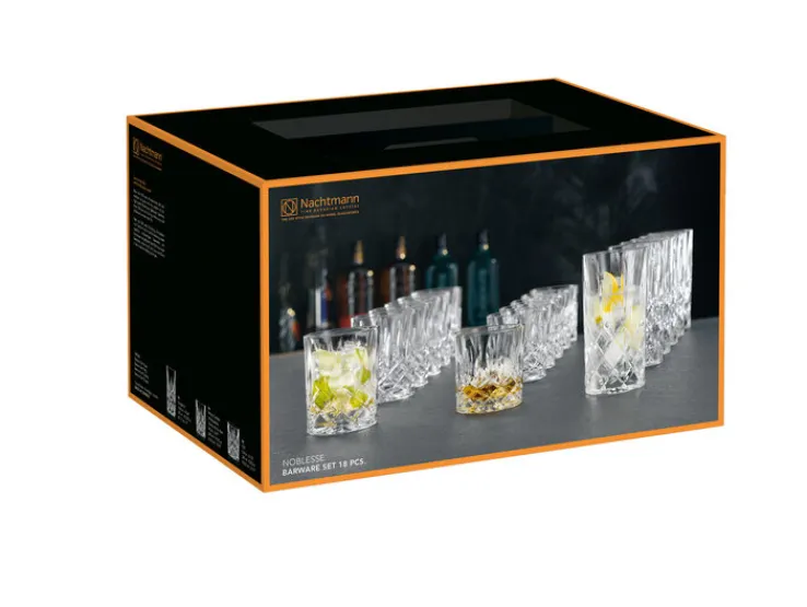 Nachtmann Becher Set NOBLESSE 18-teilig Glas