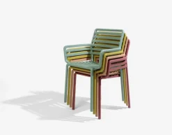 NARDI Stapelstuhl Garten DOGA AL 2er Set agave