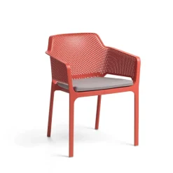 NARDI Stapelstuhl Garten NET AL 2er Set corallo
