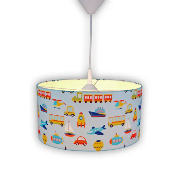 niermann STAND BY niermann Retrofit Kinderlampe Pendel Fahrzeuge