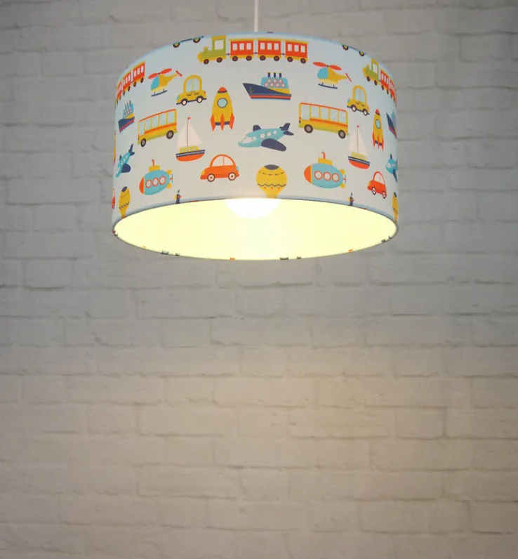 niermann STAND BY niermann Retrofit Kinderlampe Pendel Fahrzeuge