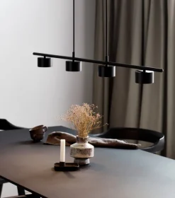 nordlux LED Balkenpendel CLYDE 4-flg schwarz