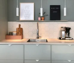 nordlux LED Pendelleuchte MIB 6 cm weiß